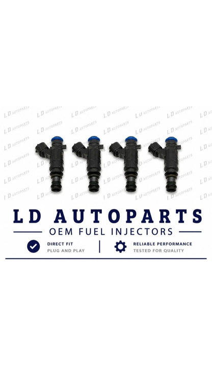 Set of 4 Remanufactured OEM Bosch 0280155954 / 16611-AA43A fuel injectors