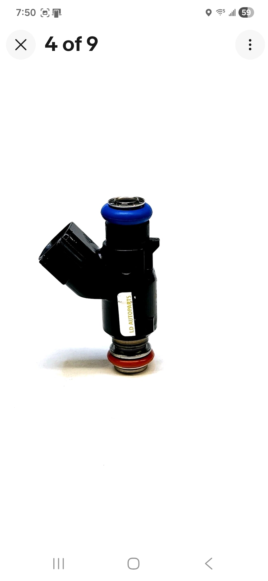 Set of 6 OEM Hyundai 35310-3C000 fuel injectors