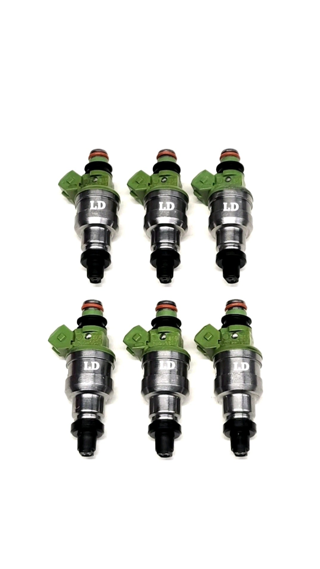 Set of 6 OEM Nikki INP-061 / BDH210 / MD162525 fuel injectors