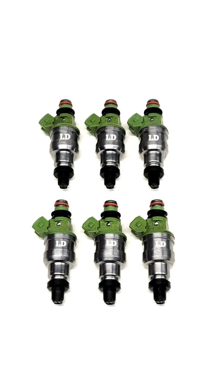 Set of 6 OEM Nikki INP-061 / BDH210 / MD162525 fuel injectors
