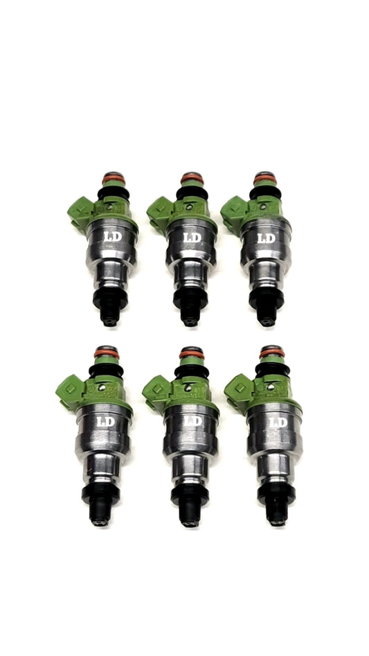 Set of 6 OEM Nikki INP-061 / BDH210 / MD162525 fuel injectors